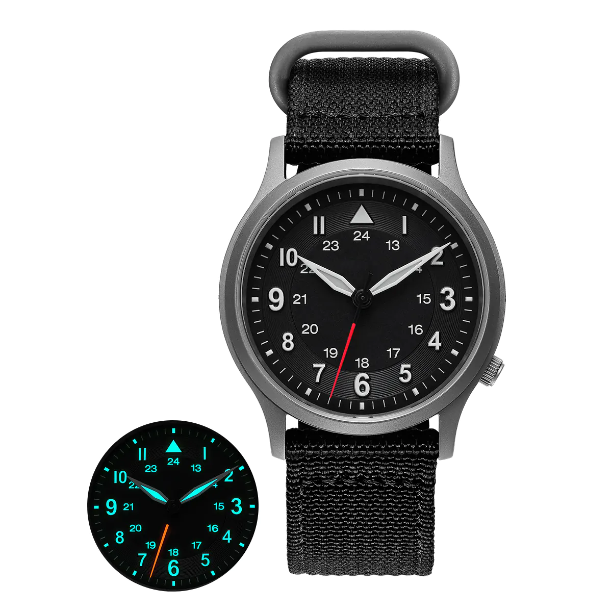 BERNY-Men Quartz Titanium Field Watch-T2596M - Image 14