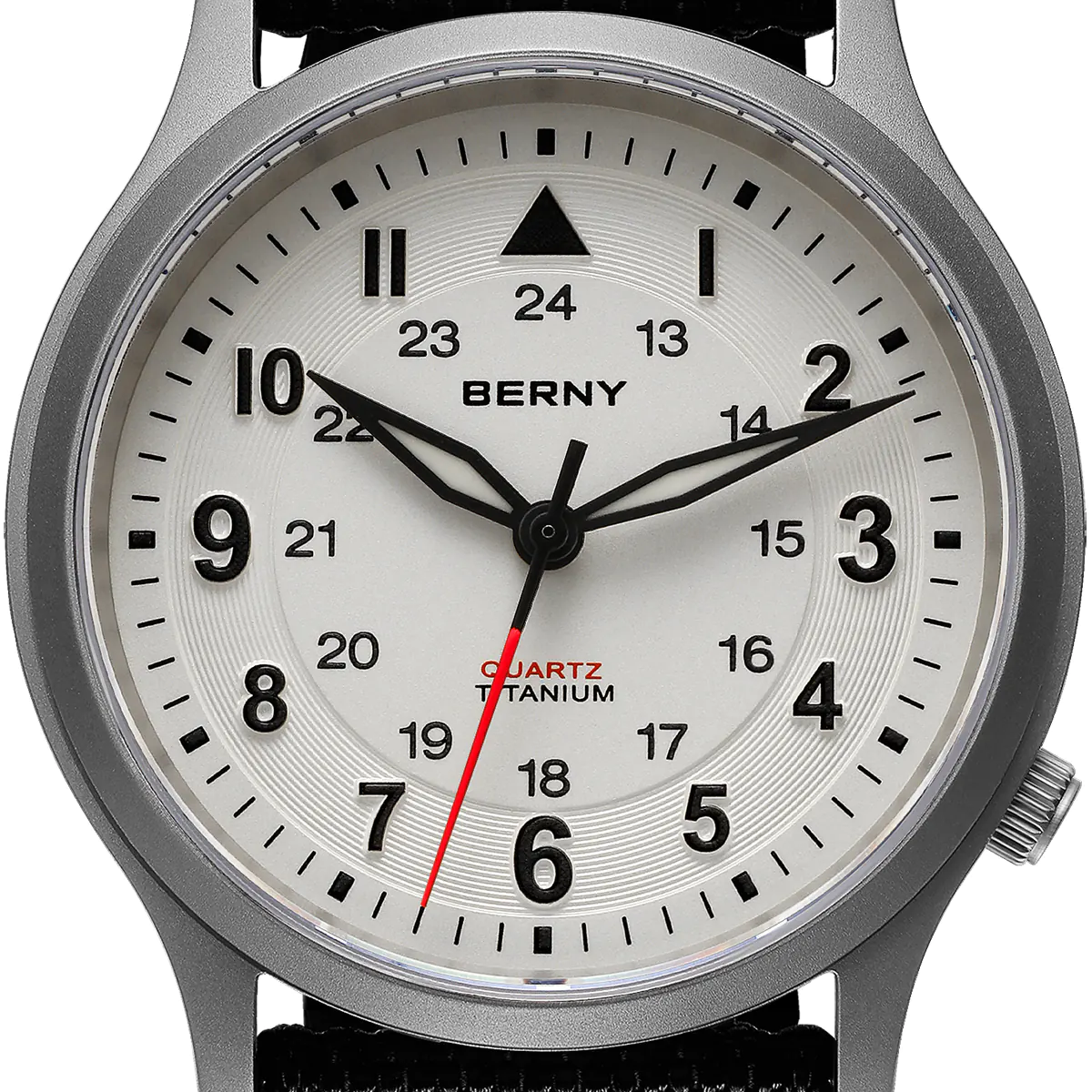 BERNY-Men Quartz Titanium Field Watch-T2596M - Image 3
