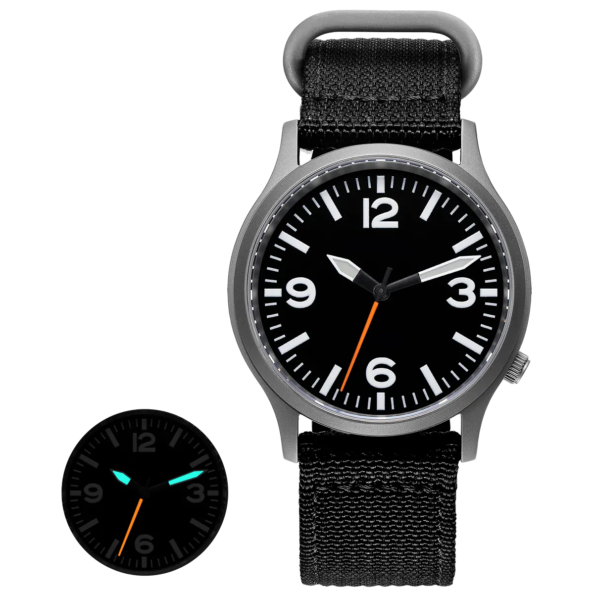 BERNY-Men Quartz Titanium Field Watch V2-T2576M - Image 12