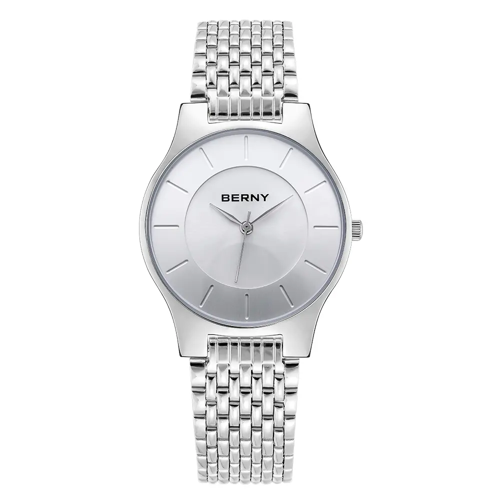 BERNY-Men Quartz Ultra-thin Movement Watch-2198M