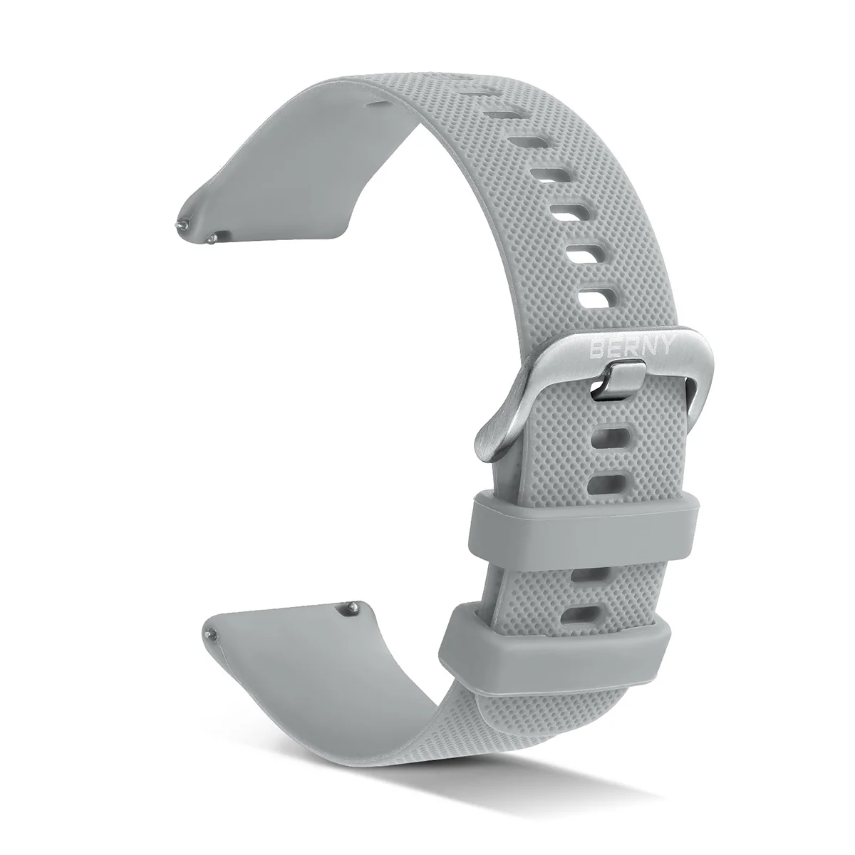 BERNY-Silicone Fine Grid Watch Strap - Image 3
