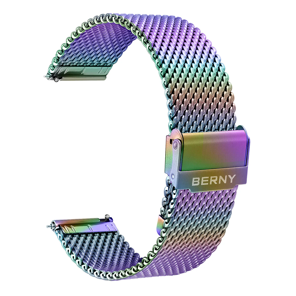 BERNY-Stainless Steel Quick Release Mesh Strap - Image 6