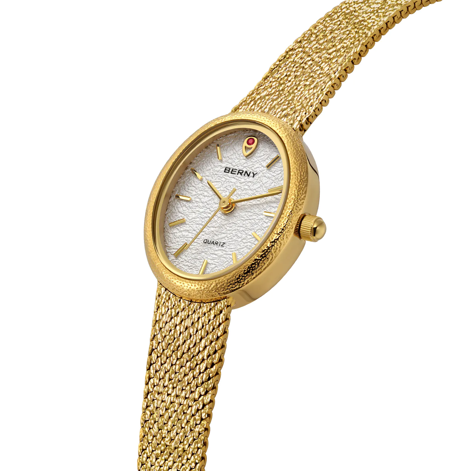 BERNY-Women Quartz Dress Gold Watch-2927L - Image 3