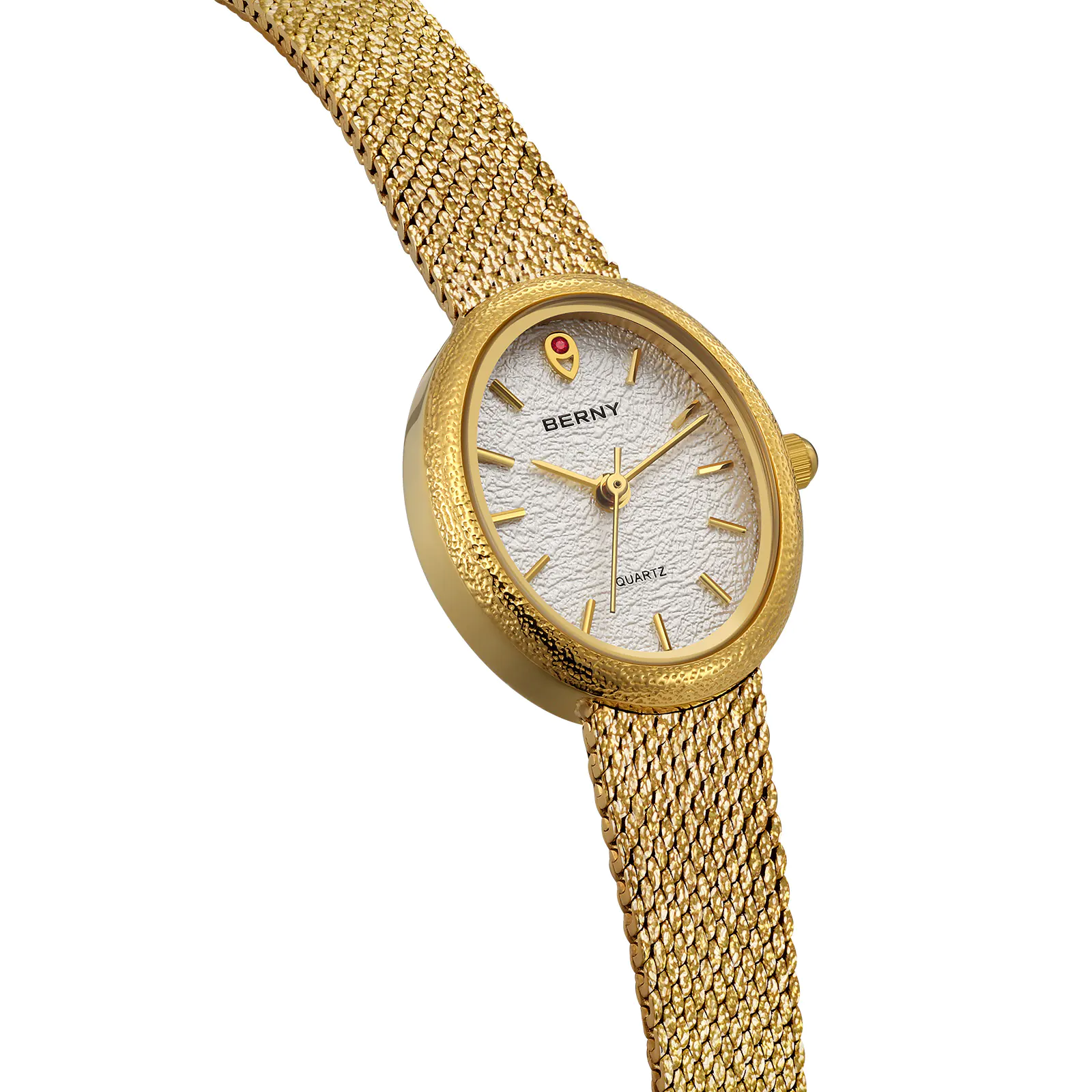 BERNY-Women Quartz Dress Gold Watch-2927L - Image 4