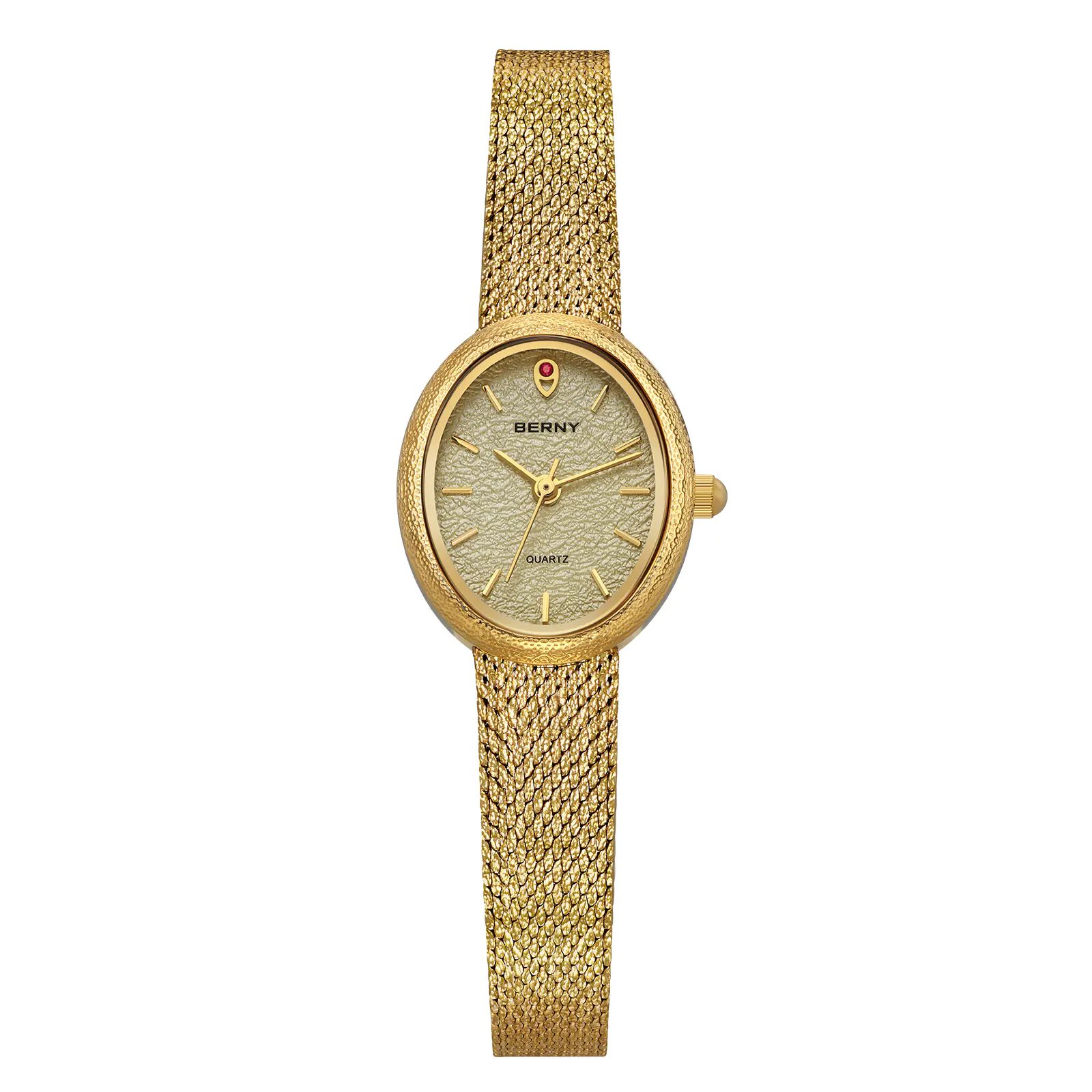 BERNY-Women Quartz Dress Gold Watch-2927L - Image 9