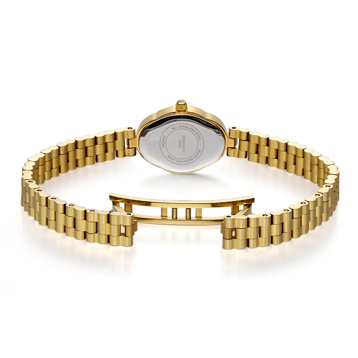 BERNY-Women Quartz Dress Gold Watch-2946L - Image 3