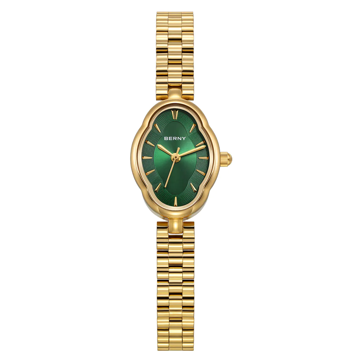 BERNY-Women Quartz Dress Gold Watch-2946L - Image 8