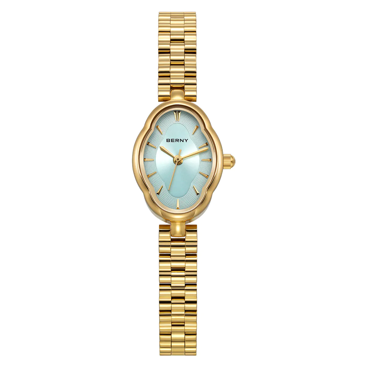 BERNY-Women Quartz Dress Gold Watch-2946L - Image 9