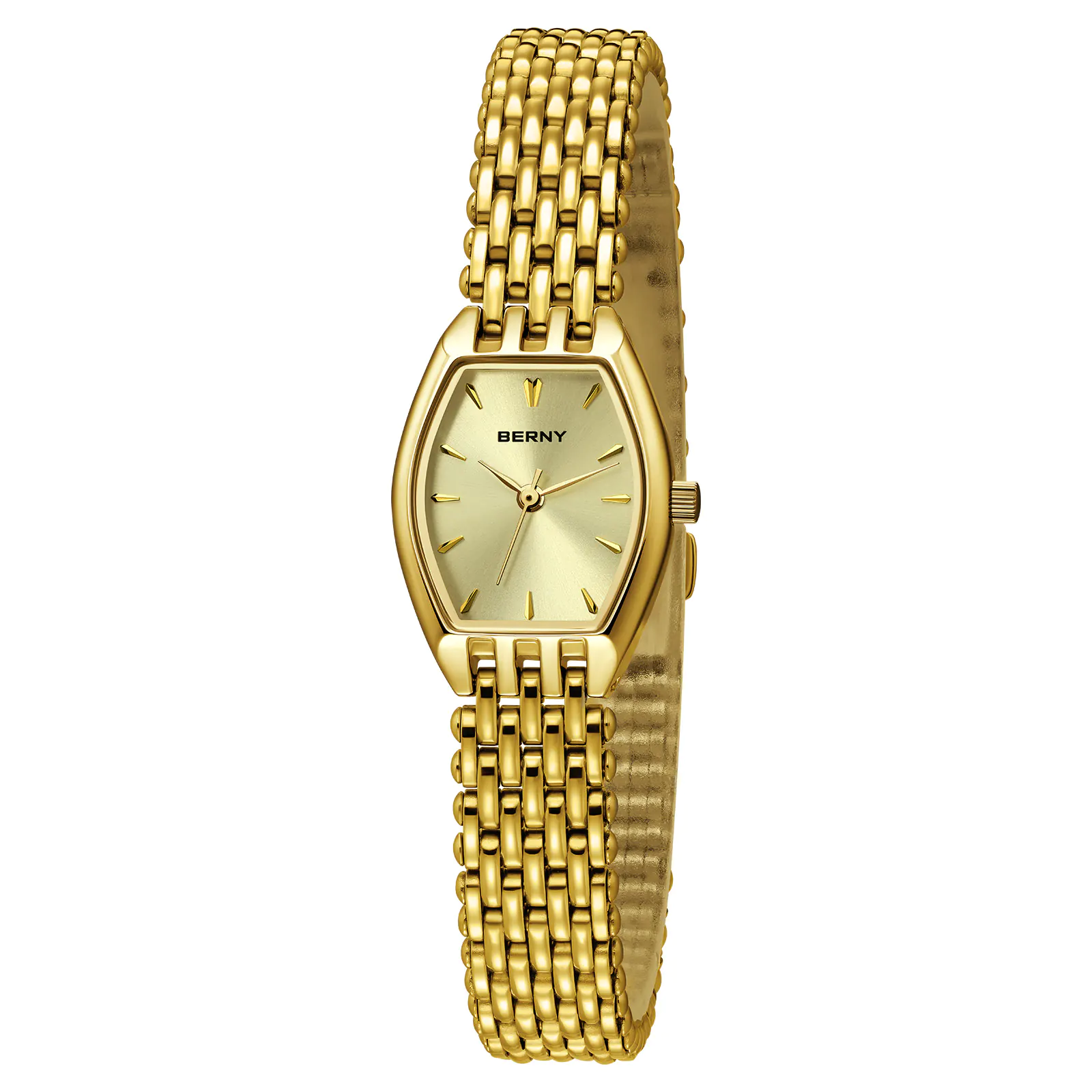 BERNY-Women Quartz Dress Gold Watch-2952L - Image 3