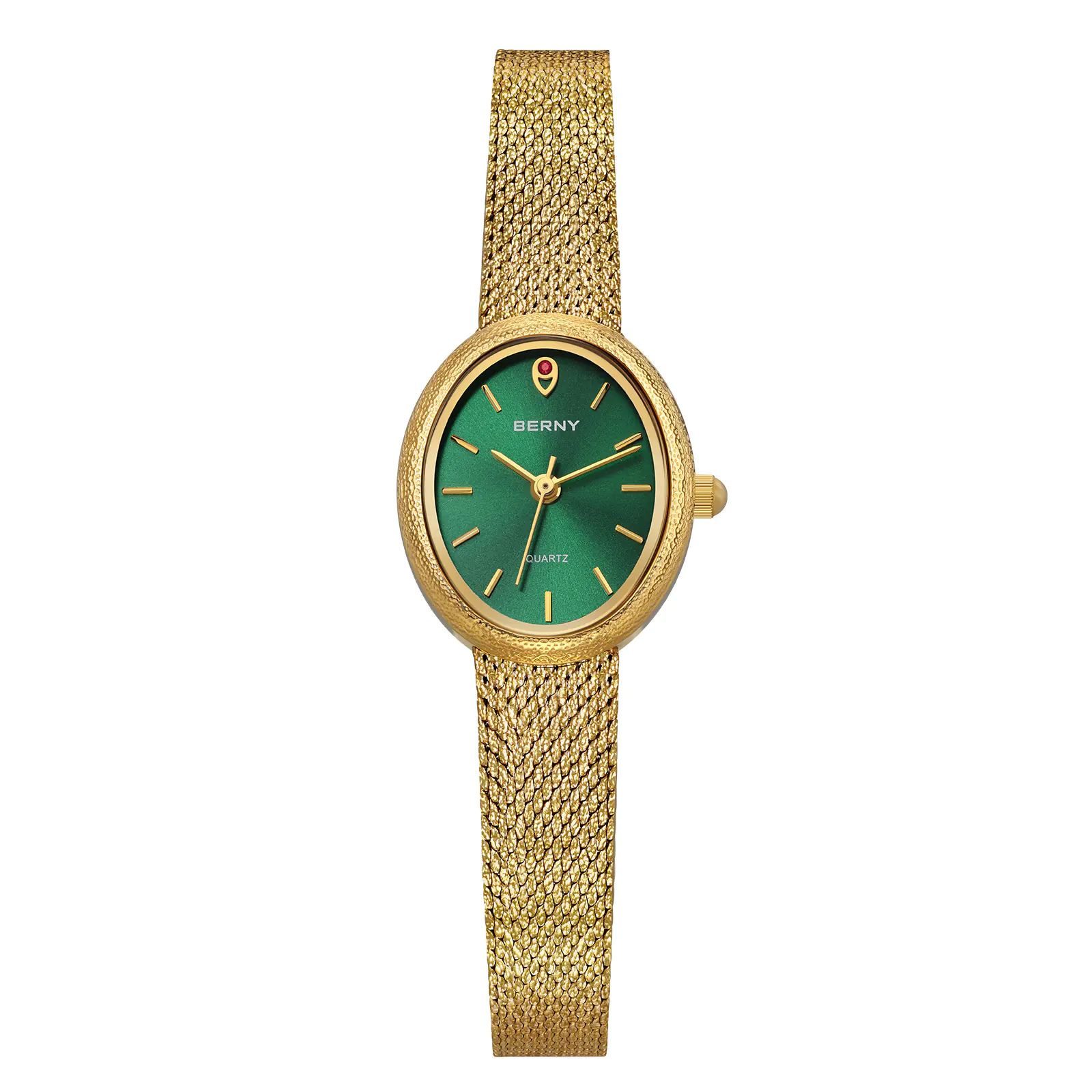 BERNY-Women Quartz Dress Gold Watch-2967L - Image 10
