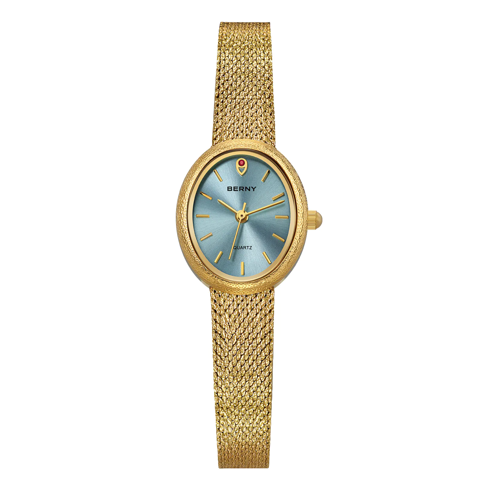 BERNY-Women Quartz Dress Gold Watch-2967L - Image 11