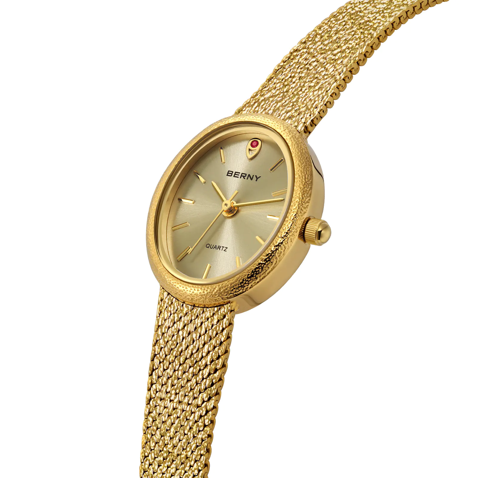 BERNY-Women Quartz Dress Gold Watch-2967L - Image 3