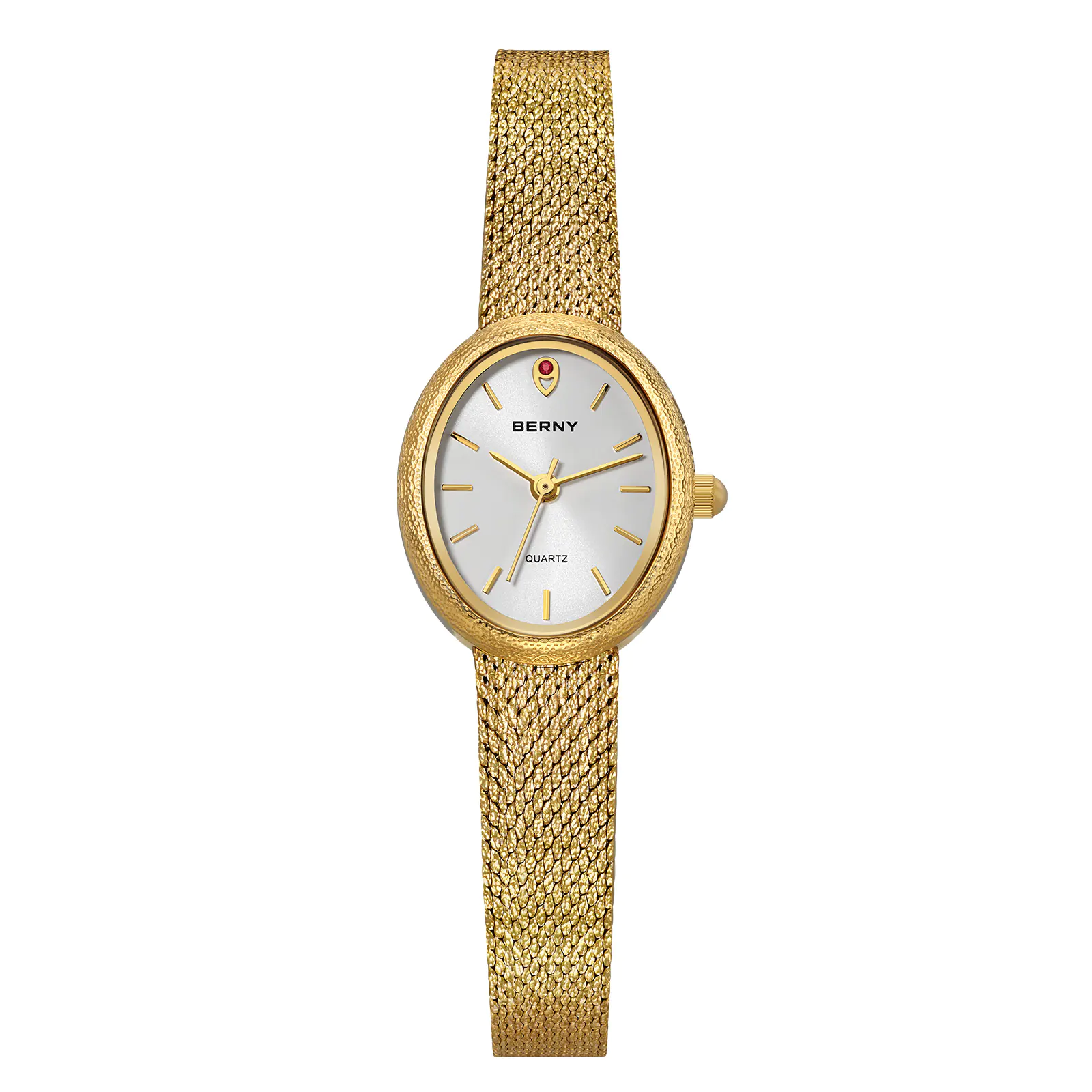 BERNY-Women Quartz Dress Gold Watch-2967L - Image 9