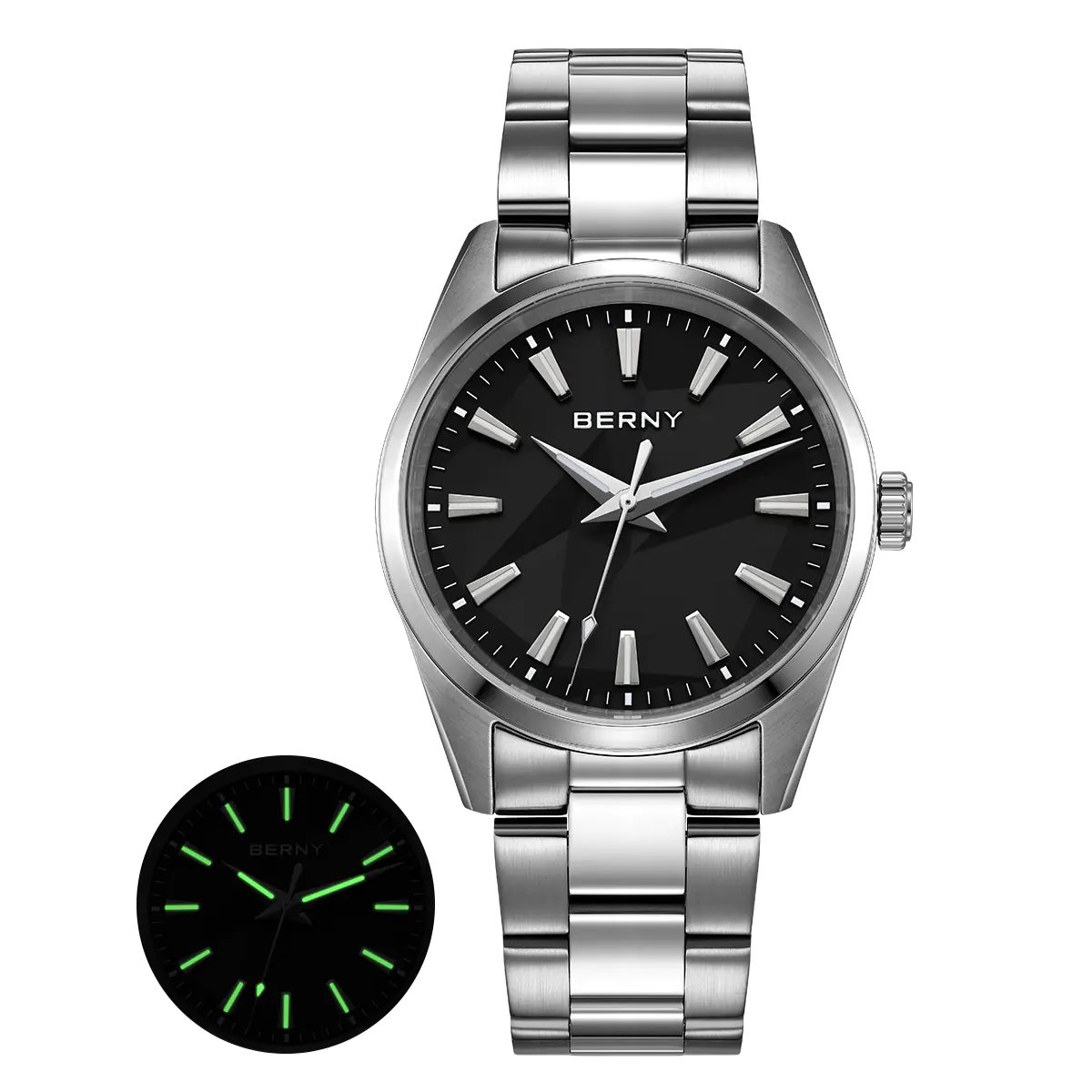 BERNY-Men Quartz Dress Watch-2953M - Image 9