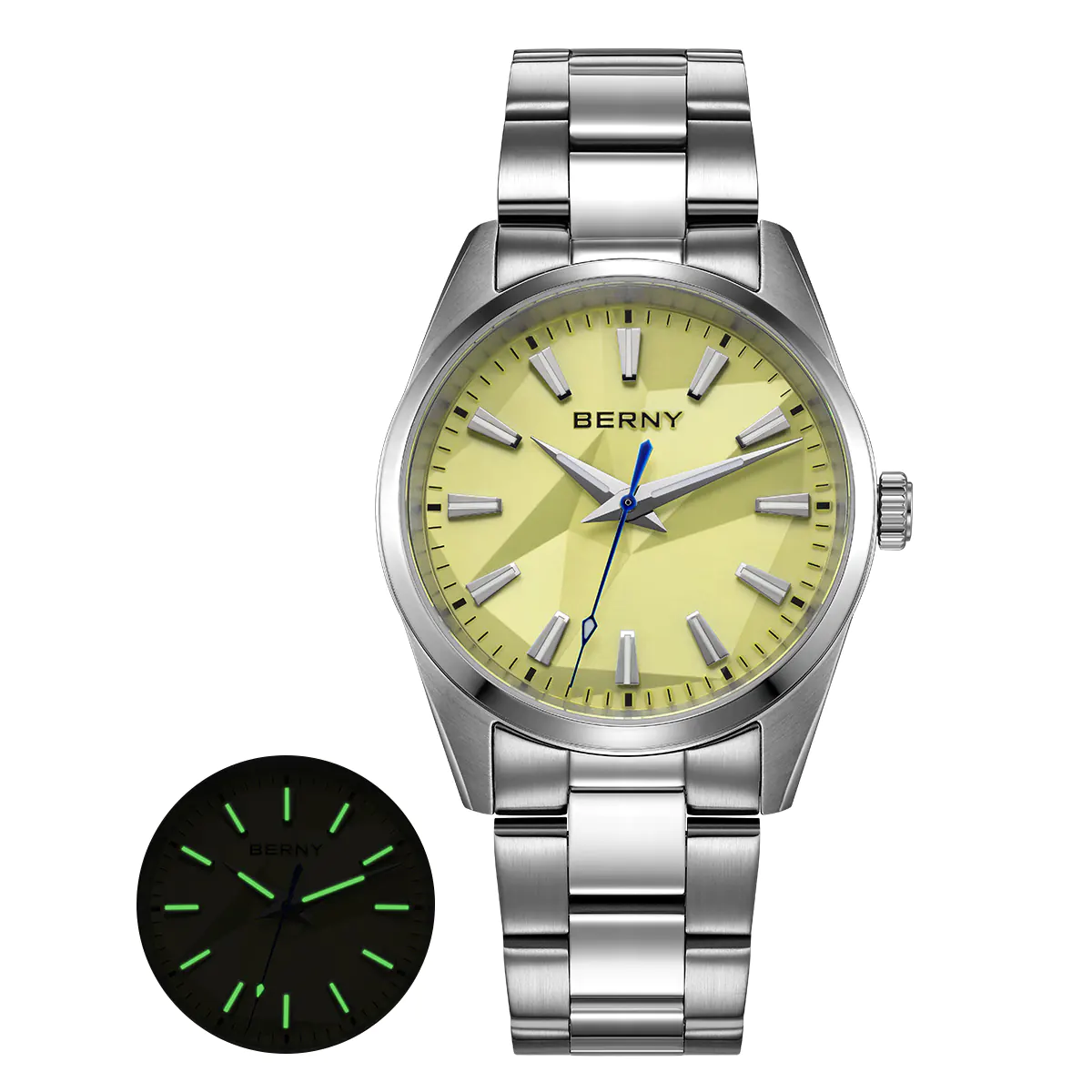 BERNY-Men Quartz Dress Watch-2953M - Image 13
