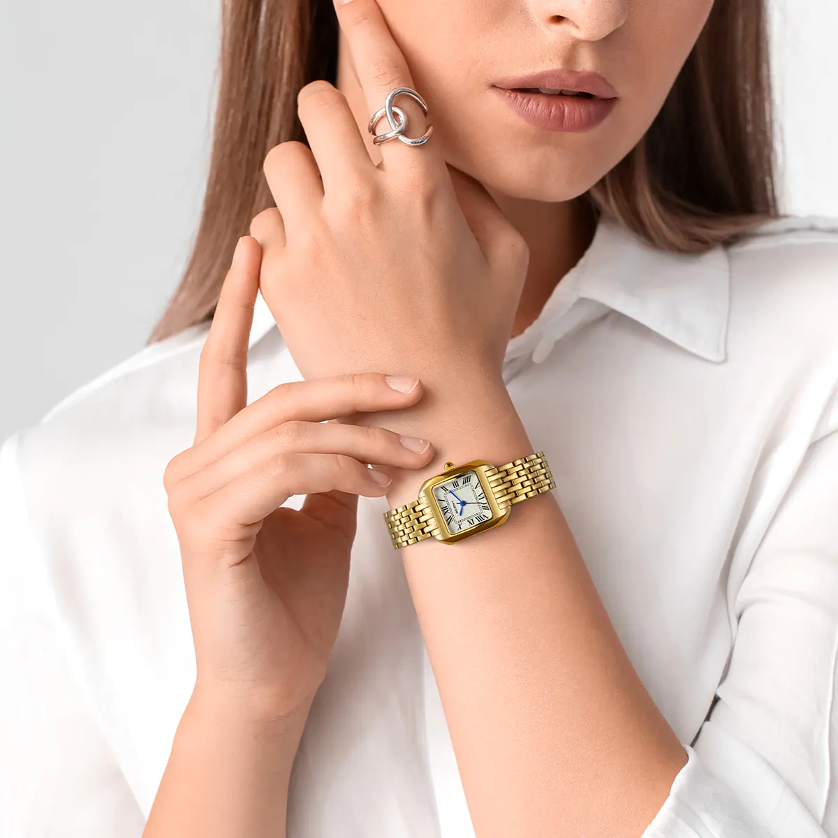BERNY-Women Quartz Gold Watch-2706VLY - Image 7