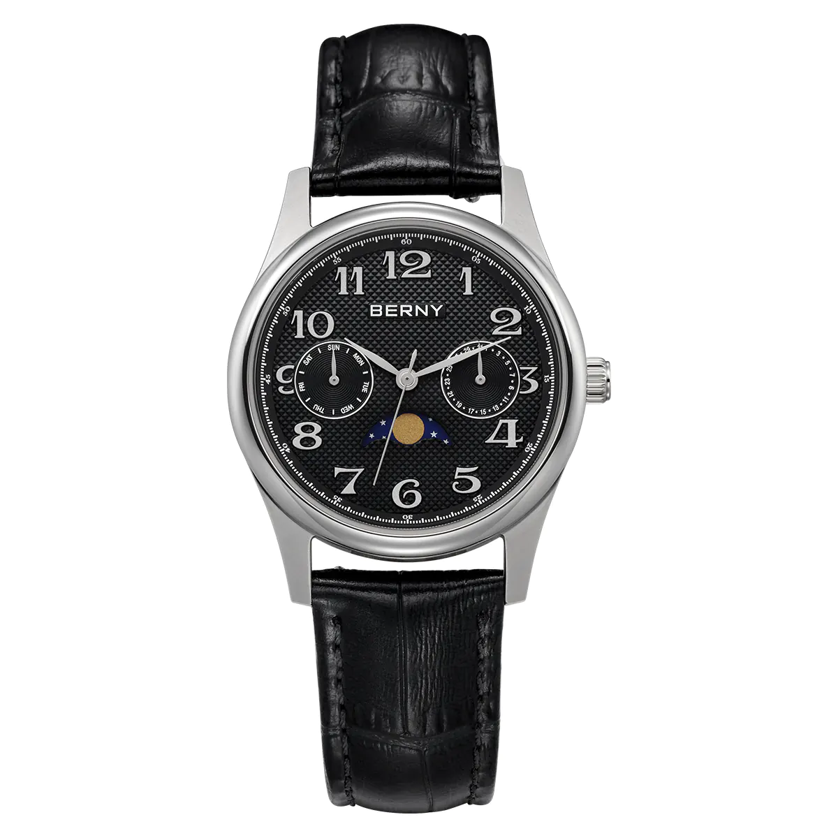 BERNY-Women Quartz Moonphase Watch-2190L - Image 8