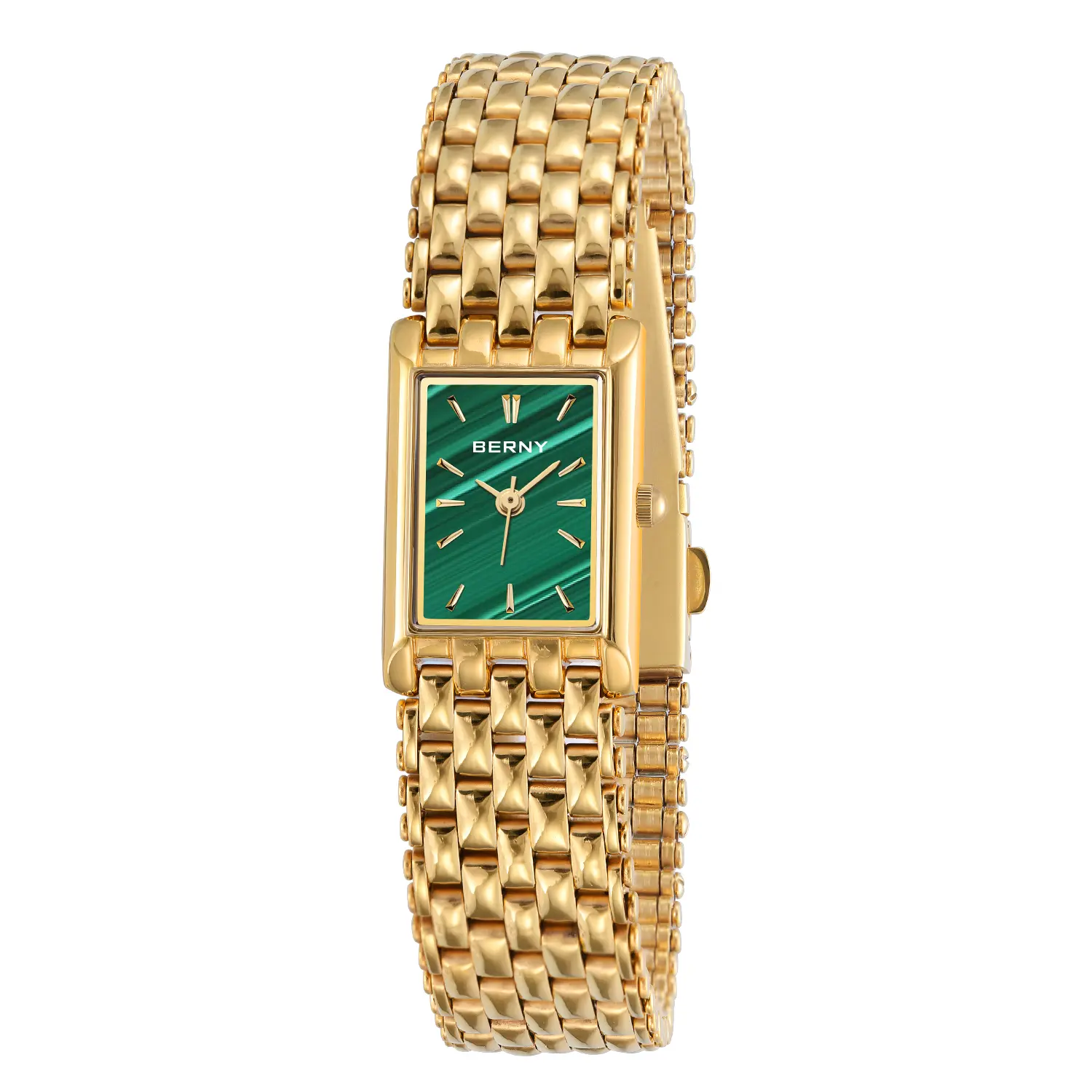 BERNY-Women Quartz Square Gold Watch-2166L - Image 3