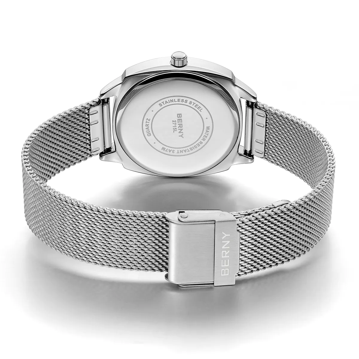 BERNY-Women Quartz Square Watch-2715L - Image 5