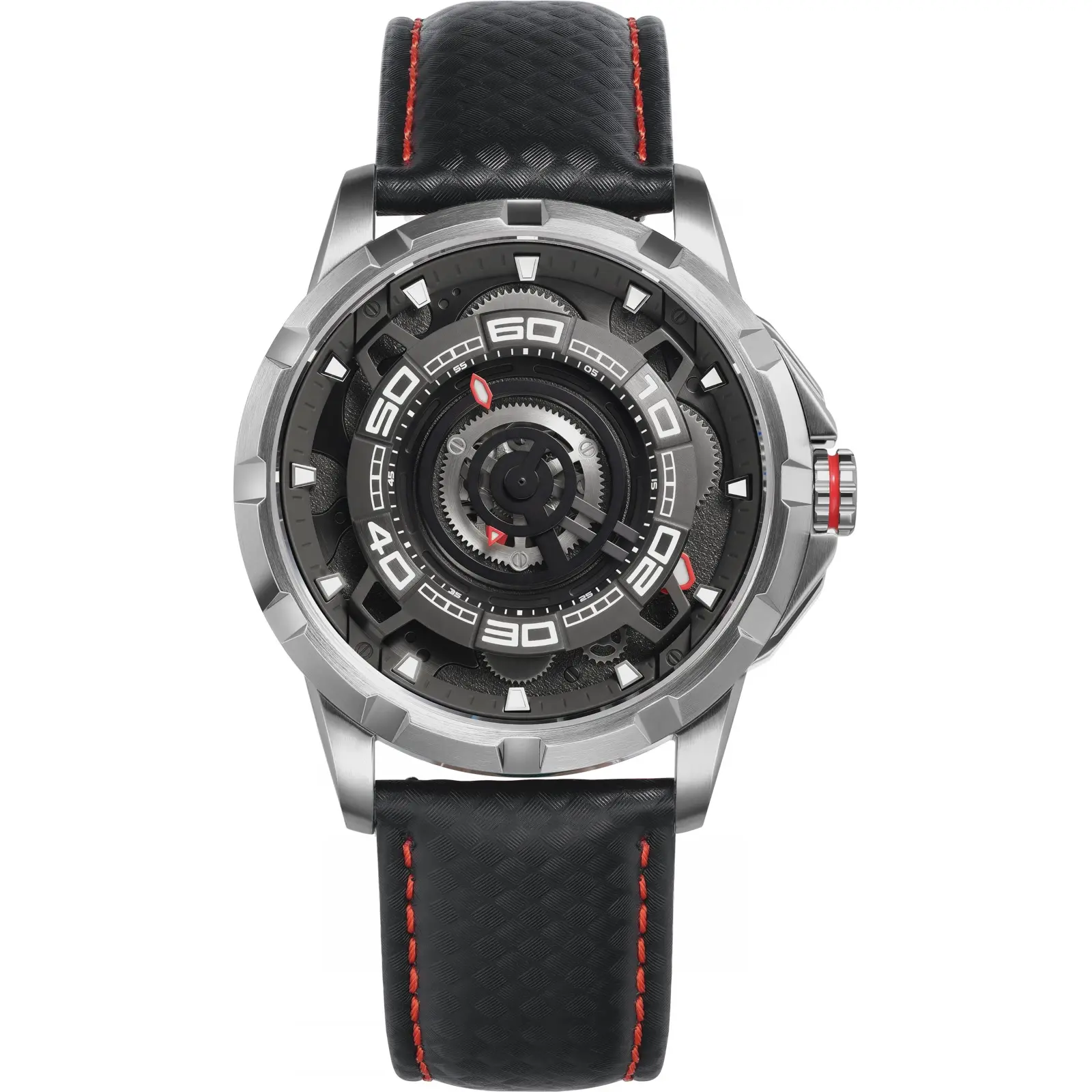 Men's Skeleton Mechanical Watch | Automatic Luxury Timepiece-AM198M - Image 11