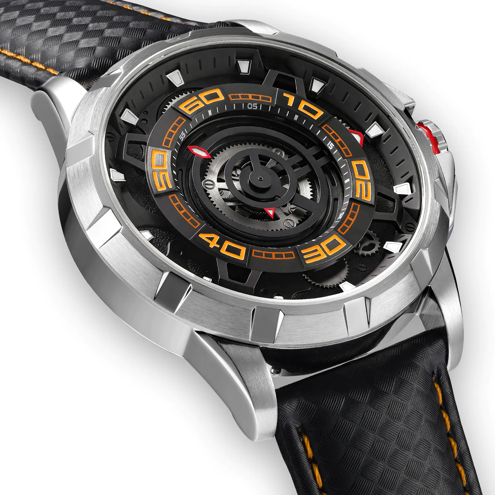 Men's Skeleton Mechanical Watch | Automatic Luxury Timepiece-AM198M - Image 5