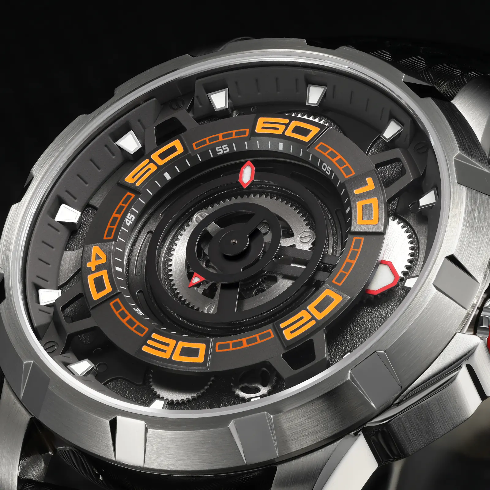 Men's Skeleton Mechanical Watch | Automatic Luxury Timepiece-AM198M - Image 6