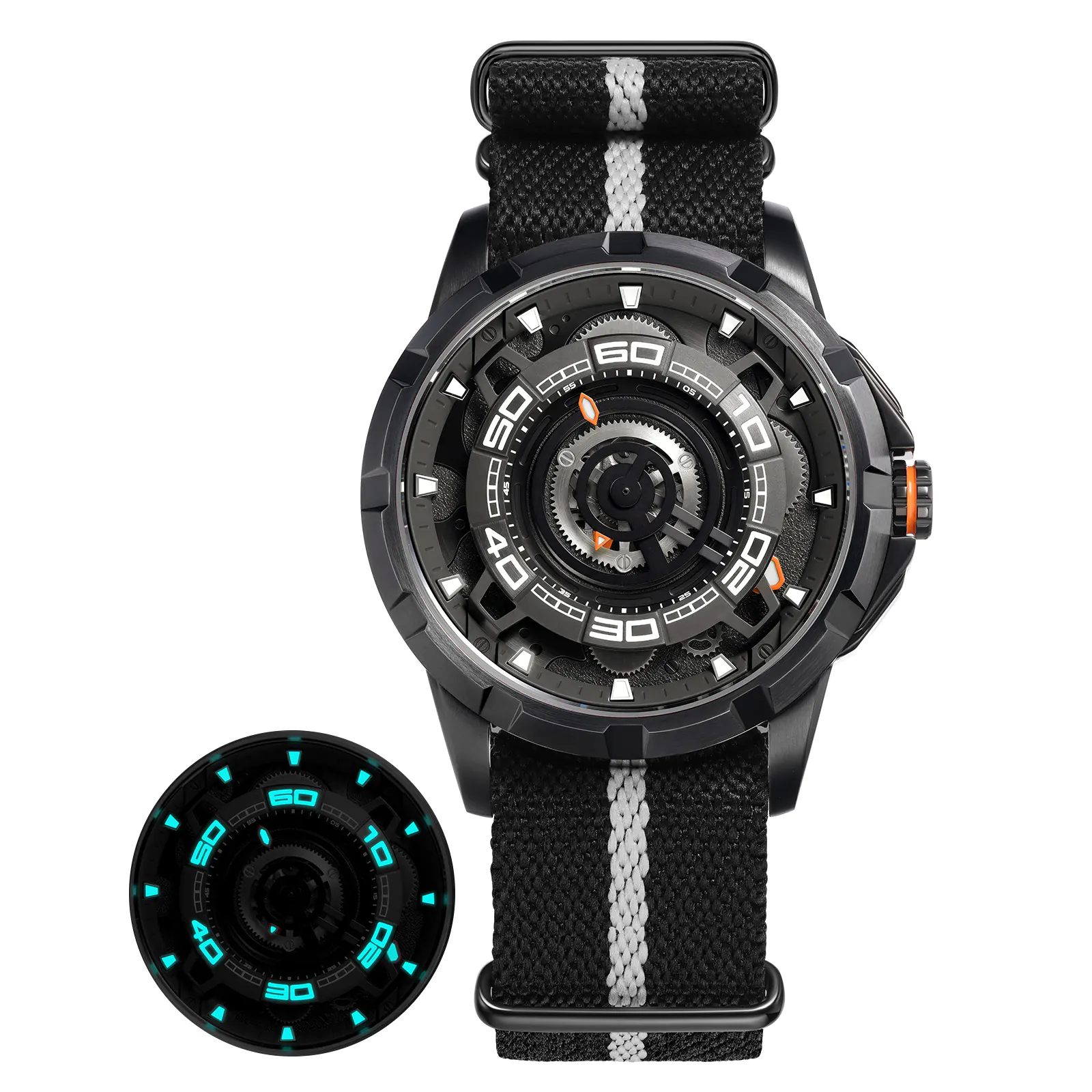 Men's Skeleton Mechanical Watch | Automatic Luxury Timepiece-AM198MNY - Image 11