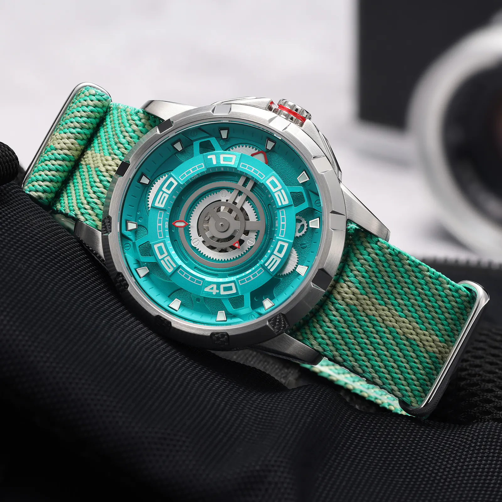 Men's Skeleton Mechanical Watch | Automatic Luxury Timepiece-AM198MNY - Image 3