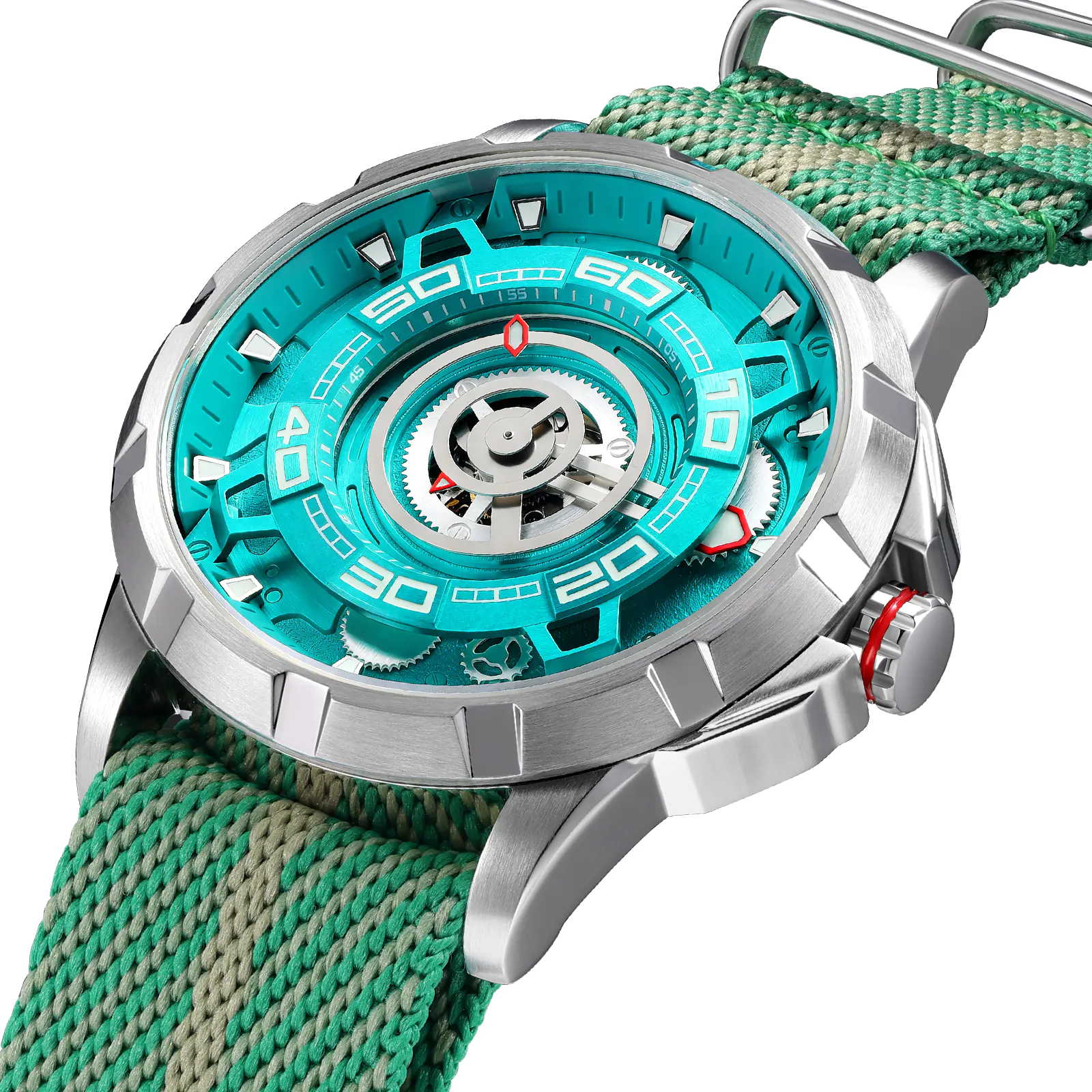 Men's Skeleton Mechanical Watch | Automatic Luxury Timepiece-AM198MNY - Image 4