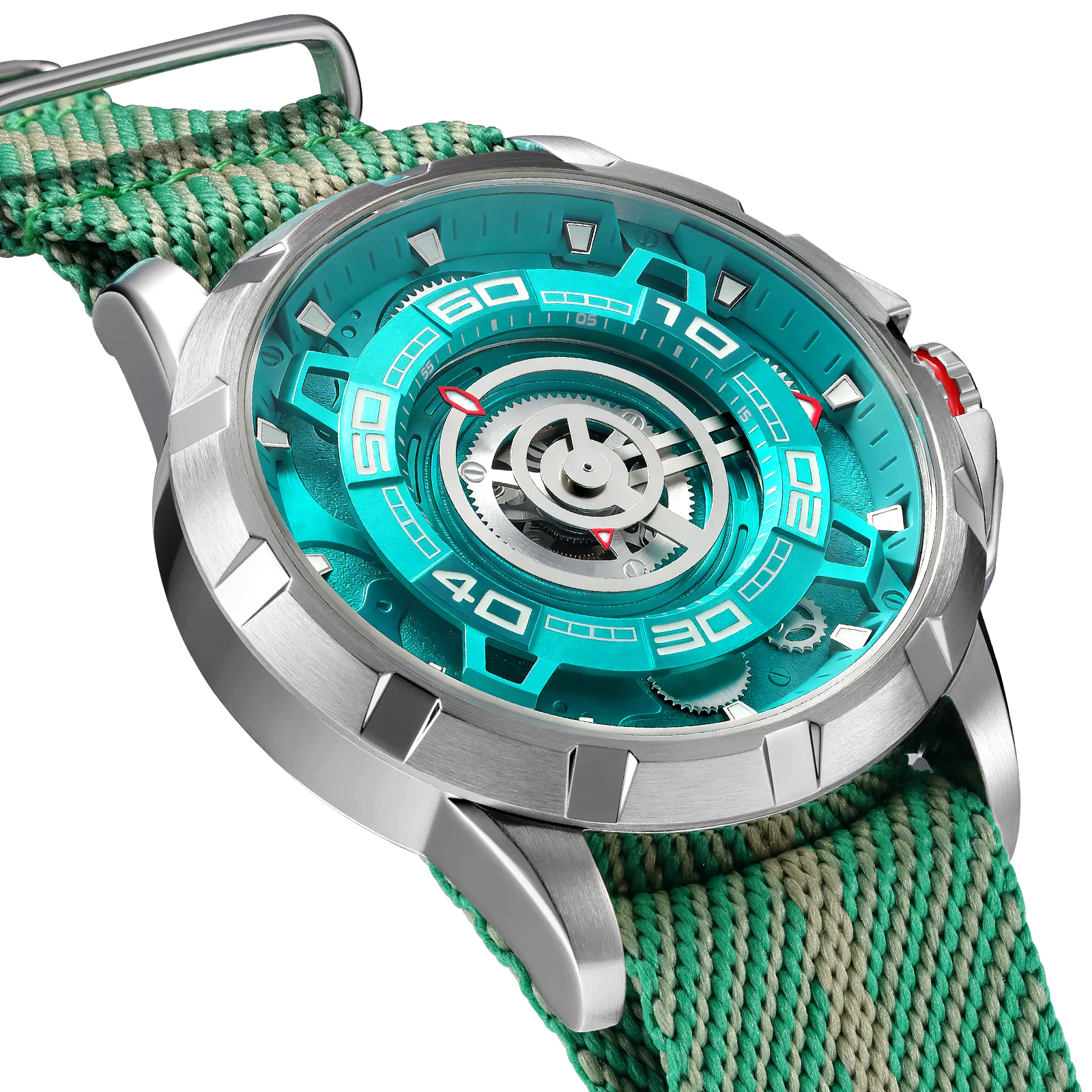 Men's Skeleton Mechanical Watch | Automatic Luxury Timepiece-AM198MNY - Image 5