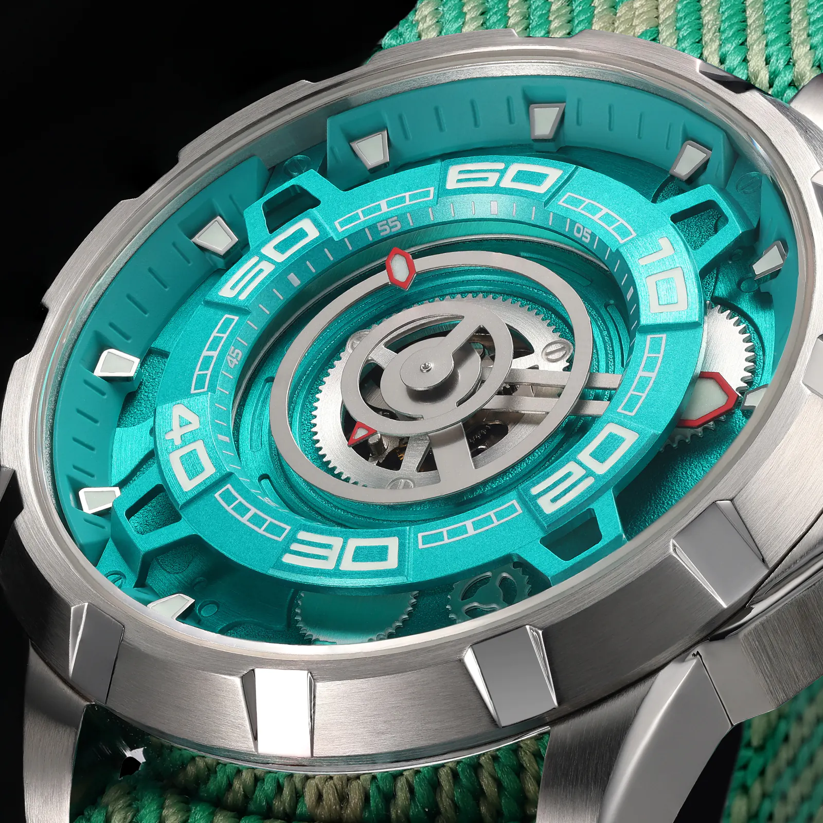 Men's Skeleton Mechanical Watch | Automatic Luxury Timepiece-AM198MNY - Image 6