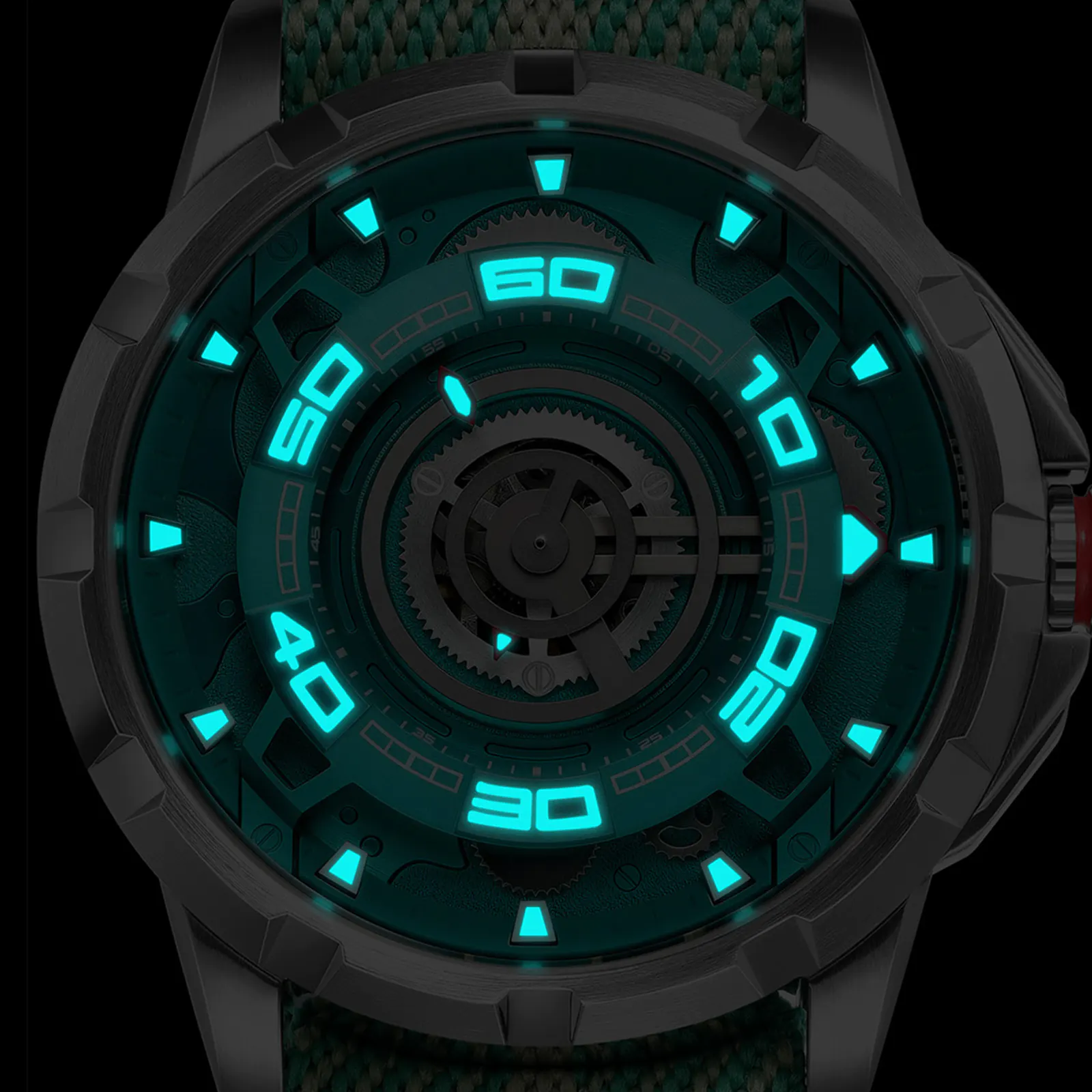 Men's Skeleton Mechanical Watch | Automatic Luxury Timepiece-AM198MNY - Image 7